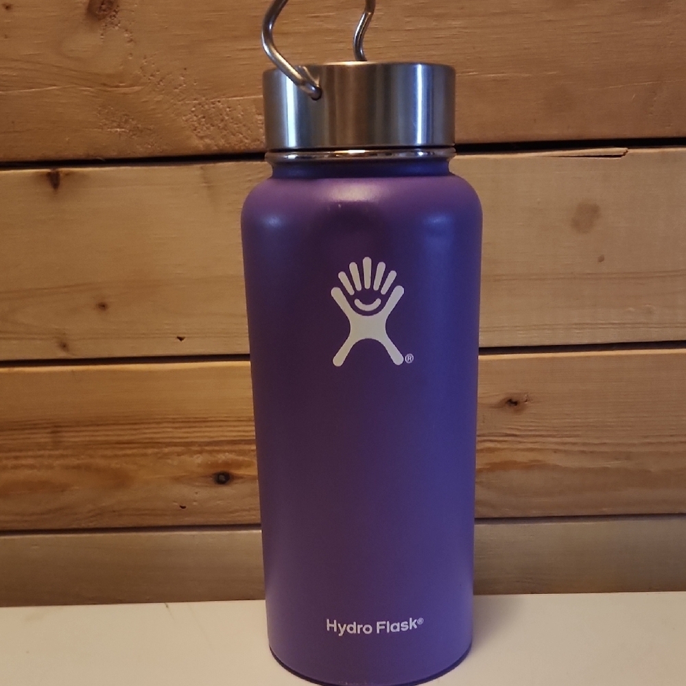 Hydro Flask 32oz Purple Wide Mouth Hydroflask